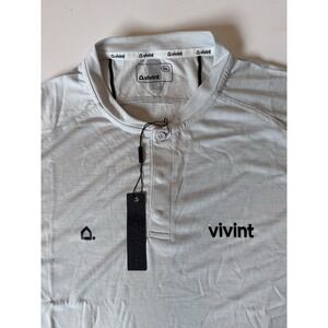 Vivint Shirt Mens 2XLGray Performance Short Sleeve Crewneck Employee New